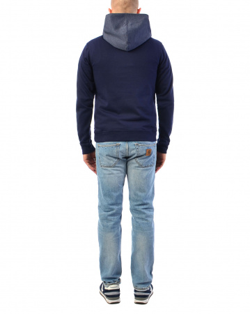 Толстовка мужская с капюшоном Iriedaily Ean Effort Hoody (XL синий)