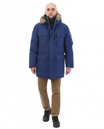 Пуховик Carhartt WIP Bering Parka (XL голубой)