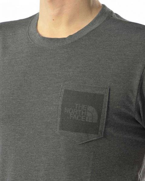 Футболка The North Face Classic Pocket (S серый золотой)