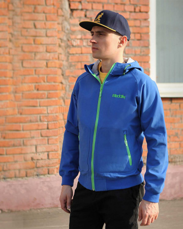 Куртка Iriedaily City Shield Uni Jacket (M голубой)