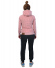 Толстовка женская на молнии с капюшоном Naketano Brazzo Ankerdizzel (Schmutzmuschi Pink XS)