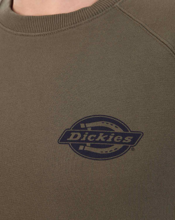 Толстовка мужская свитшот Dickies 1922 Briggsville (XS оливковый)