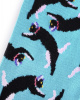 Носки Happy Socks Comb Cotton (Cat Black Turquoise 41-46)