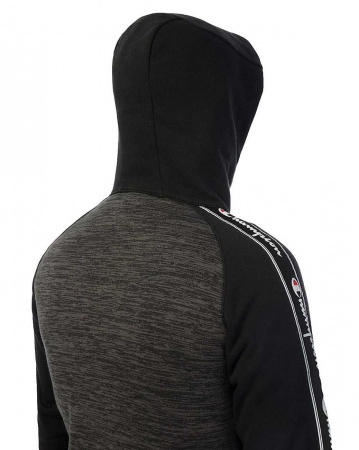 Толстовка с капюшоном на молнии Champion Authentic American EZ509 (S черный свет)