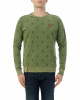 Толстовка мужская свитшот Naketano Rise Of An Enemy (L зеленый черный)