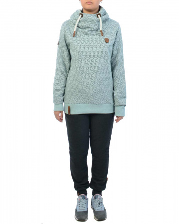 Толстовка женская с капюшоном Naketano Pavian (Mint Melange XL)