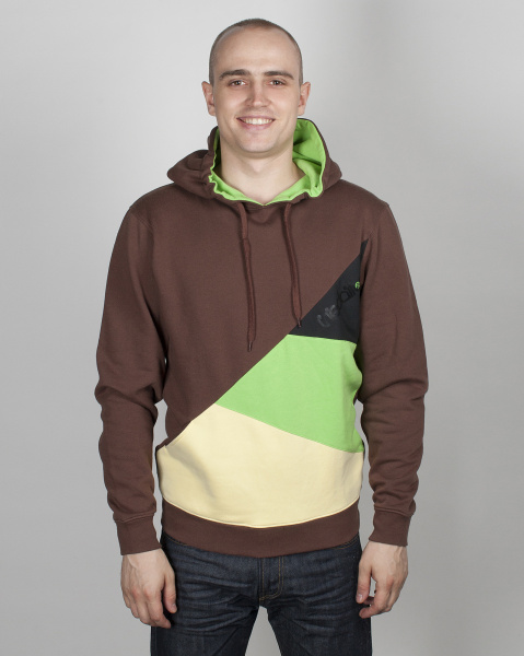 Толстовка Iriedaily Diagonal Hooded Sweat (L Brown)