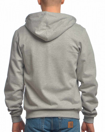 Толстовка мужская на молнии с капюшоном Iriedaily Desire Effect Zip Hood (M серый золотой)