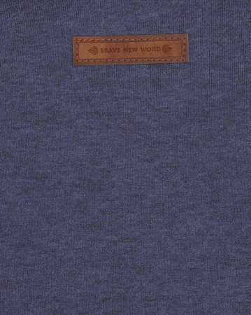 Толстовка женская с капюшоном Naketano Dirty Darth (Dirty Blue Melange S)