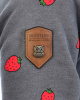Толстовка женская на молнии с капюшоном Naketano Beng! (Dark Grey Mel L)