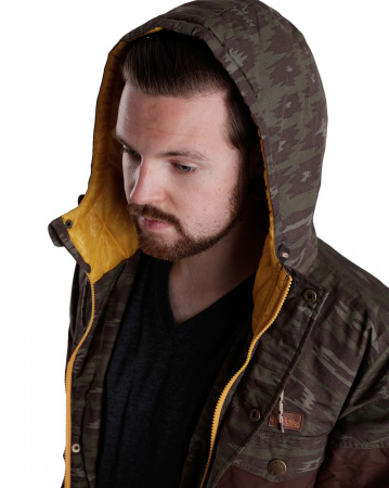 Куртка-парка Iriedaily Insulaner Parka (XL коричневый камуфляж)
