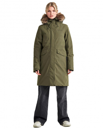 Куртка женская Didriksons Erika 503816 (300 тёмно-зелёный, 32)