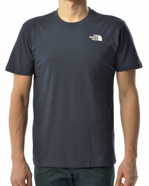 Футболка The North Face Back Box (XS темно-синий)