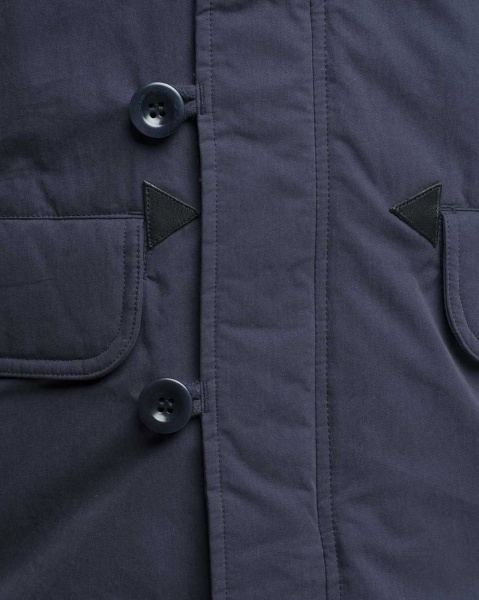 Пуховик мужской Fred Perry J3270 (XL темно-синий)