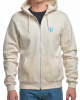 Толстовка мужская на молнии с капюшоном Iriedaily Desire Effect Zip Hood (M светло-бежевый)