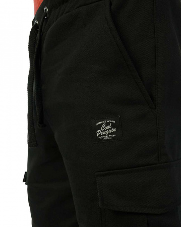 Джоггеры мужские на флисе Cool Penguin JMD 1713W (Black 3XL черный)