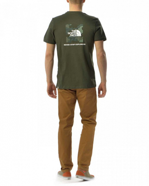 Футболка The North Face Camo Box (XL зеленый)