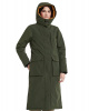 Куртка женская Didriksons Leya Long 504300 (300 тёмно-зелёный, 44)