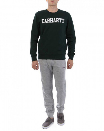 Толстовка свитшот Carhartt College Sweatshirt (XXL темно-зеленый)