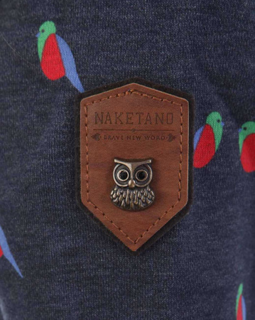 Толстовка женская на молнии с капюшоном Naketano Brazzo Doofmann (Indigo Blue L)