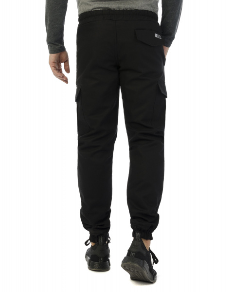 Джоггеры мужские на флисе Cool Penguin JMC 1713W (Black 3XL черный)