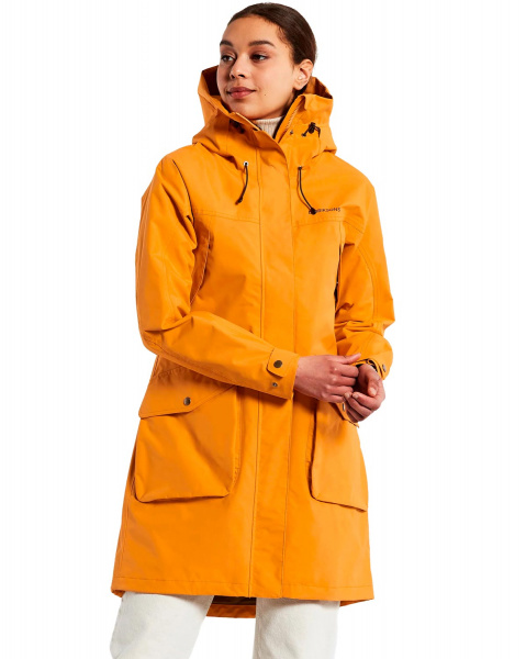 Куртка женская Didriksons Thelma 503812 (34 золотисто-жёлтый)