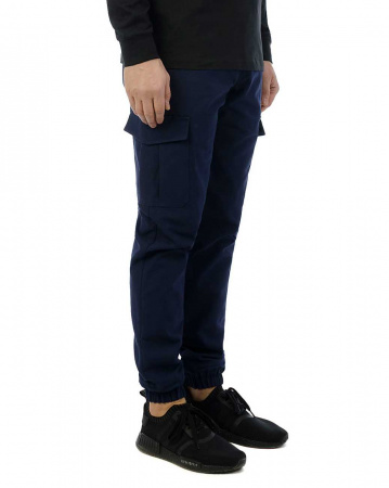 Джоггеры мужские на флисе Cool Penguin JMC 1713W (Navy XL темно-синий)