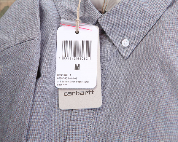 Рубашка Carhartt Publish Button Down Shirt (L серый золотой)