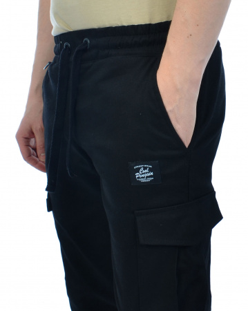 Джоггеры мужские на флисе Cool Penguin JMTL 1713W (Black S черный)