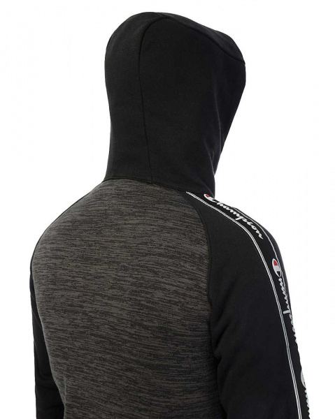 Толстовка с капюшоном на молнии Champion Authentic American EZ509 (L черный свет)