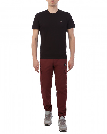 Джоггеры мужские на флисе Cool Penguin JMTL 1713W (Wine L)