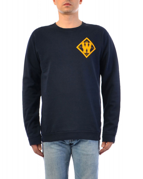 Толстовка мужская Wesc Plate Chest (M темно-синий)