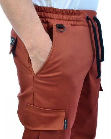 Джоггеры мужские на флисе Cool Penguin JMP 1713W (Chocolate XL)