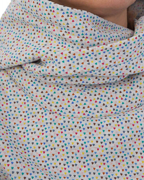 Толстовка женская с капюшоном Naketano Darthving Heart (Grey M)