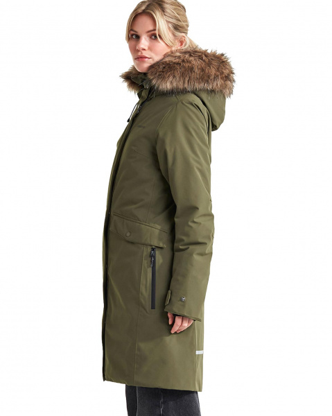 Куртка женская Didriksons Erika 503816 (300 тёмно-зелёный, 32)