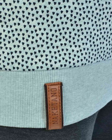 Толстовка женская с капюшоном Naketano Pavian (Mint Melange XL)