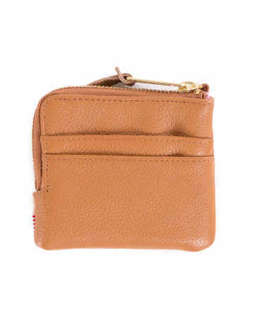 Кошелек Herschel Johnny Leather w Card Slots Leather (OS темно-коричневый)
