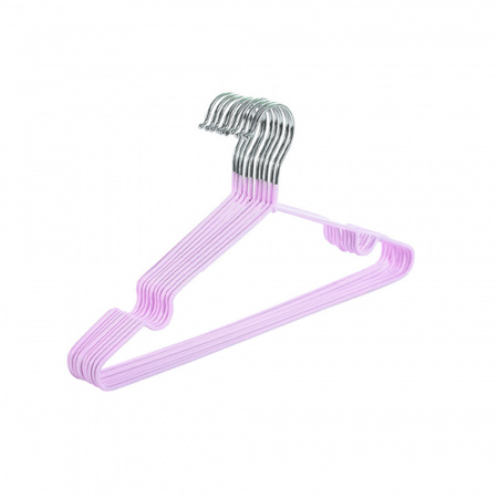 Вешалки АЛИ ЧАЙНА, Антискользящие тонкие, 10 шт. 18*30 30гр  (SY005 NORDIC PURPLE, 18*30)