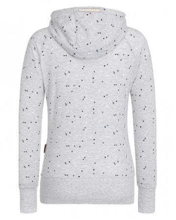 Толстовка легкая женская с капюшоном Naketano Nudelholz (Grey S )