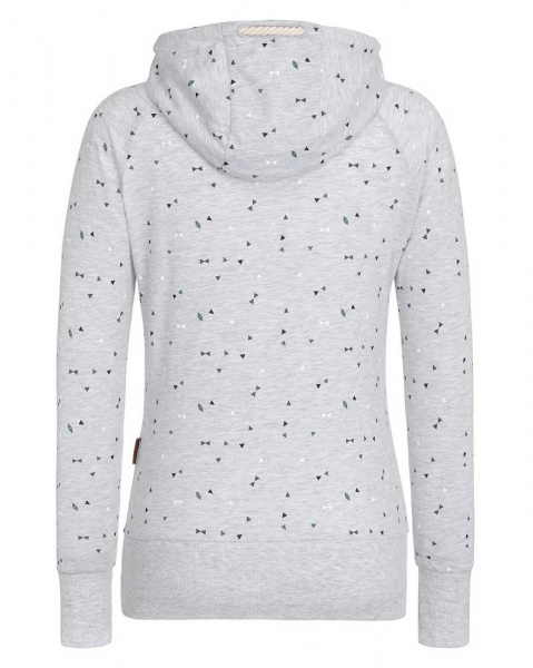 Толстовка легкая женская с капюшоном Naketano Nudelholz (Grey S )