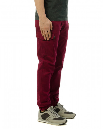 Джоггеры мужские на флисе Cool Penguin JMP 1713W (Red Wine M )