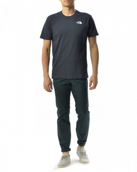 Футболка The North Face Back Box (XS темно-синий)