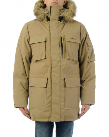 Куртка Carhartt WIP Bering Parka (S светло-бежевый)