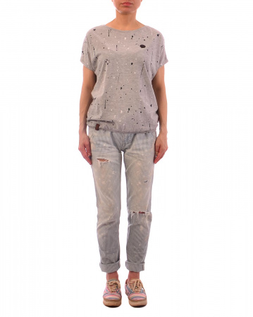 Футболка Naketano Immer (XS серый золотой)