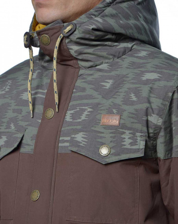 Куртка-парка Iriedaily Insulaner Parka (L коричневый камуфляж)