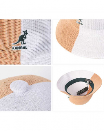 Панама Kangol Octagon Bermuda Casual (L светло-бежевый)