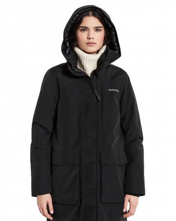 Куртка женская Didriksons Leya Long 504300 (060 черный, 46)