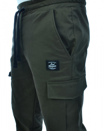 Джоггеры мужские на флисе Cool Penguin JMTL 1713W (Green 4XL)