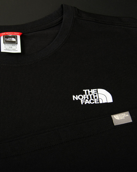 Футболка The North Face Back Box Print (Black Short-Sleeve Violet Font S)