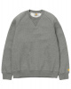 Толстовка свитшот Carhartt Chase Sweatshirt (M темно-серый)